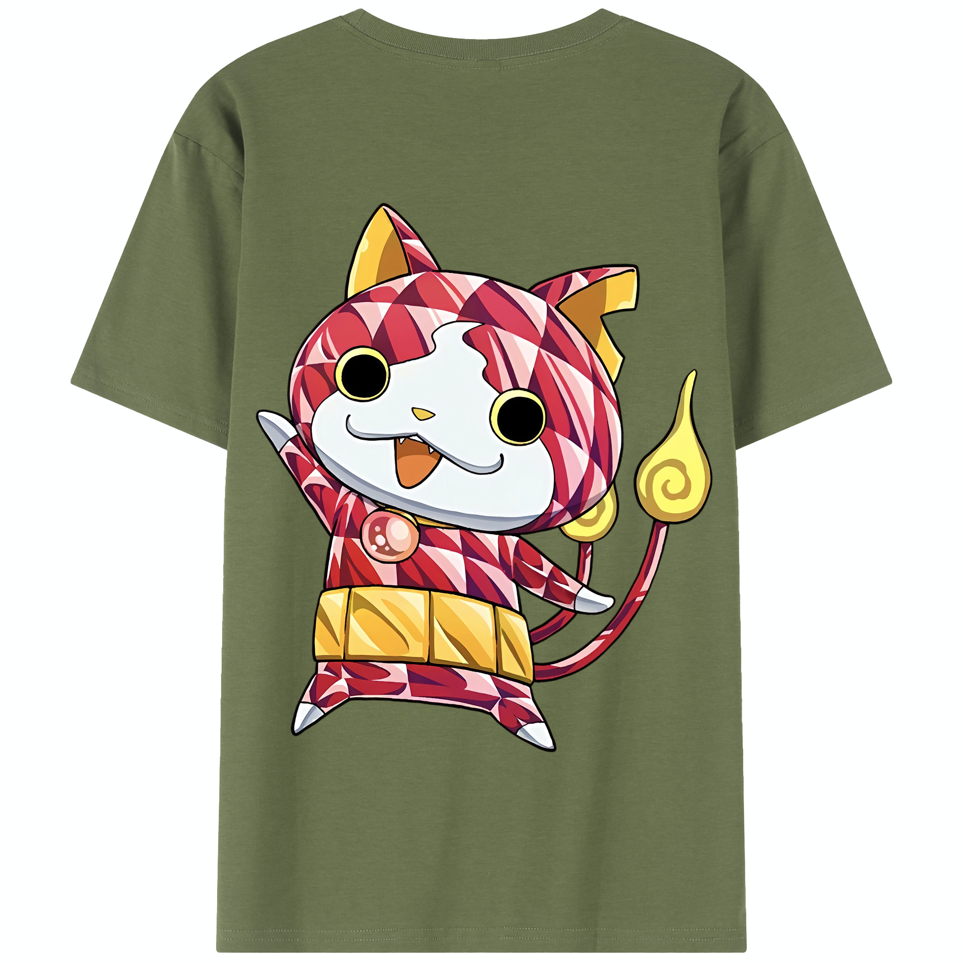 （画像用） 妖怪ウォッチ Yo-kai Watch 綿100％半袖Tシャツ（背面プリント）